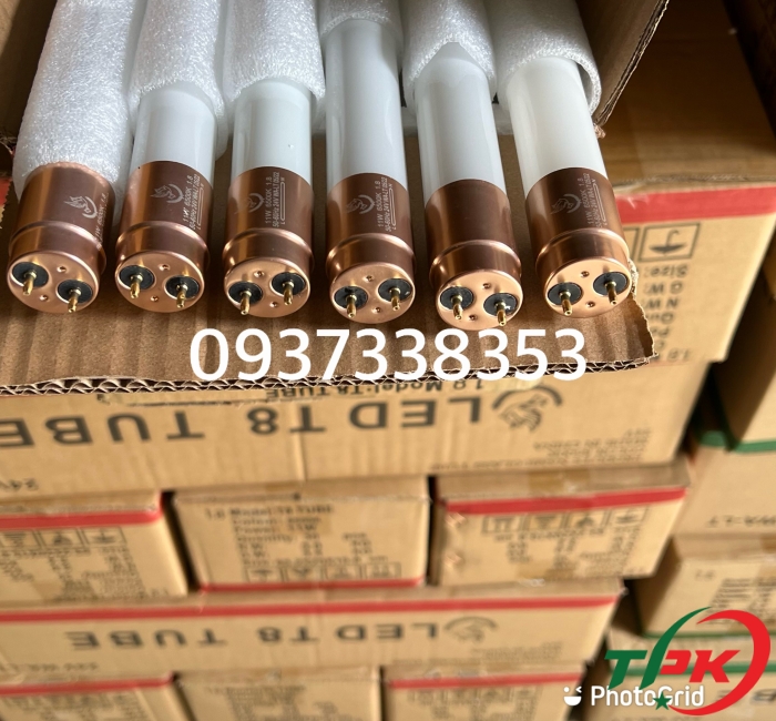Kho bóng tuýp 1m2 đầu đồng
