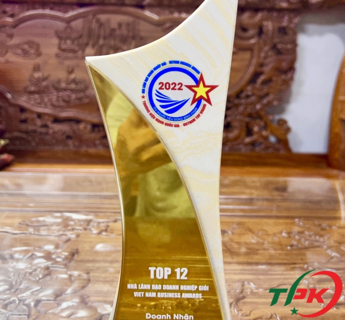 CUP TOP 12 NHÀ LÃNH ĐẠO DOANH NGHIỆ GIỎI VIET NAM