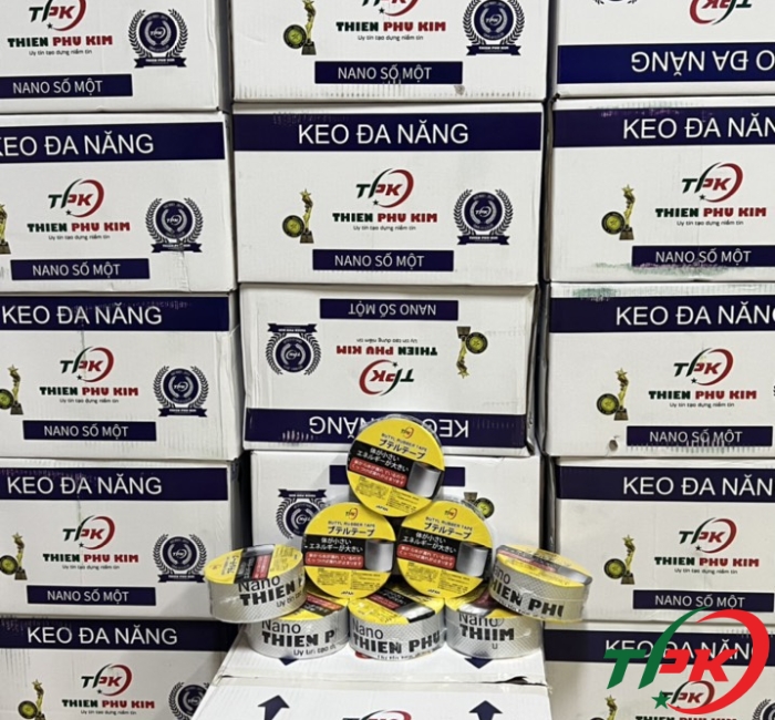 Băng keo chống thấm in chữ