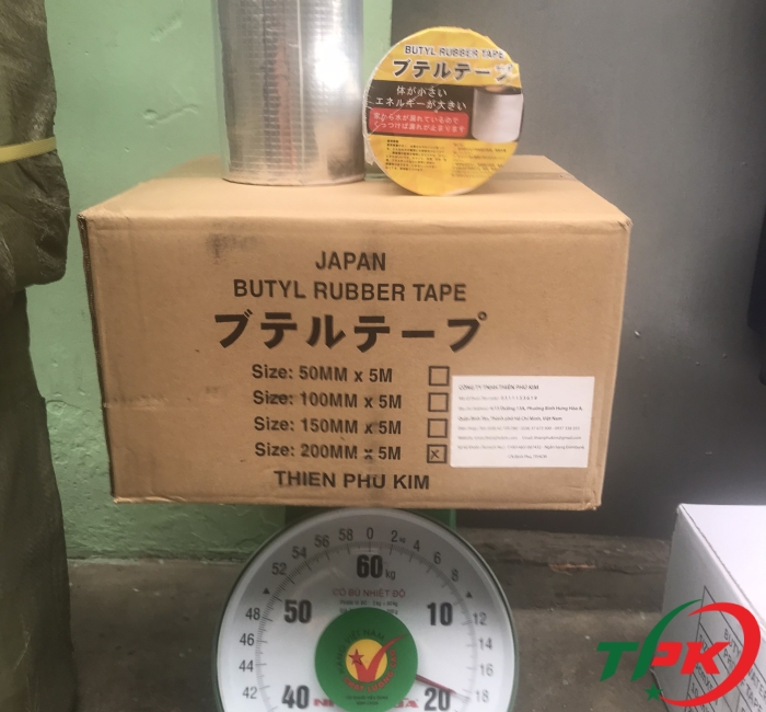 Cân nặng băng keo chống thấm thùng vàng