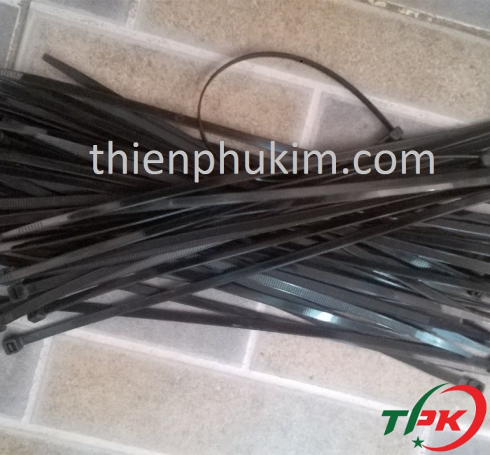 dây rút 5 tấc 10x500-100 sợi/bịch màu đen  