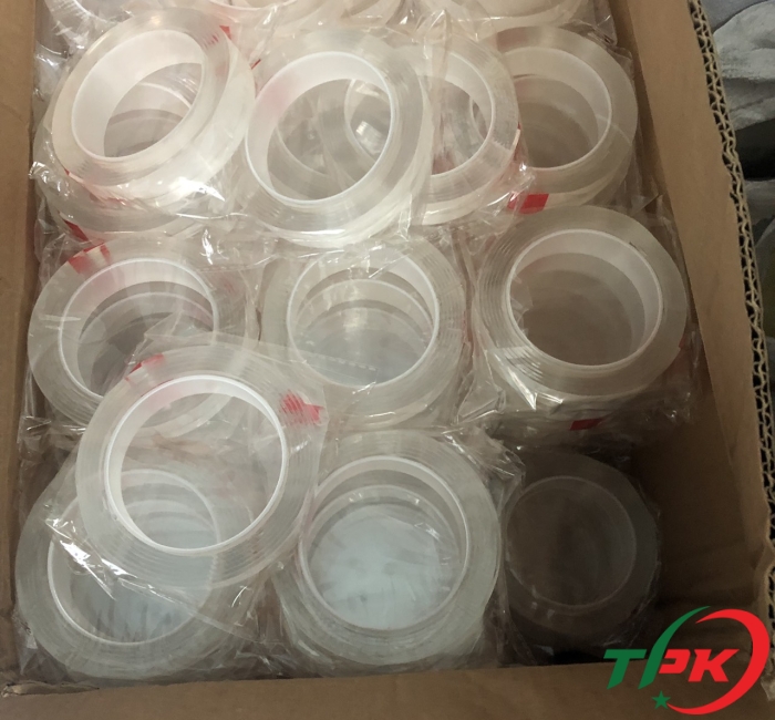 băng keo 2 mặt siêu dính trong
